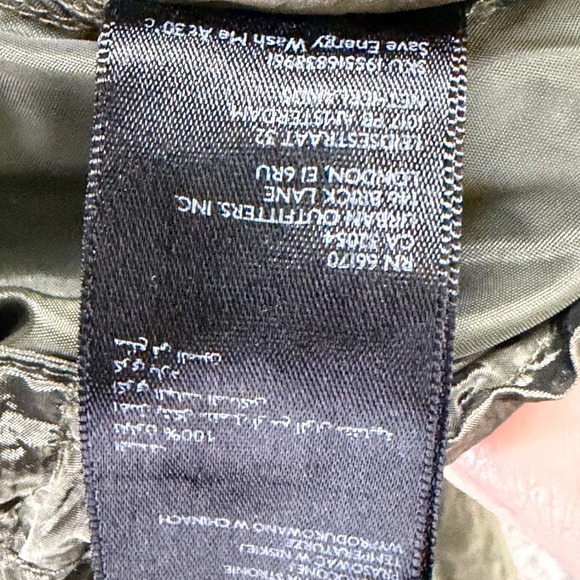 Urban Outfitters Iets Frans Baggy Tech Pants Green Streetwear Utility Size Small - Picture 15 of 16